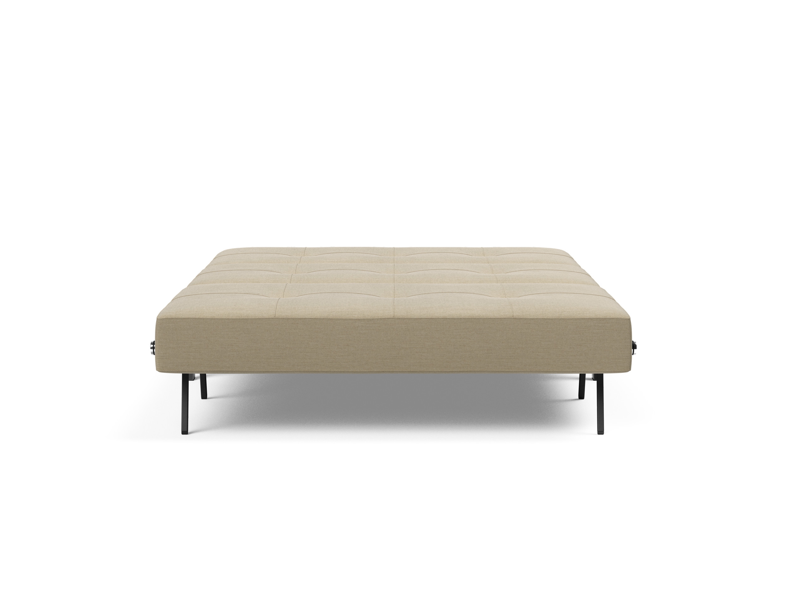 Cubed Deluxe Fabric Sofa Bed w/Chrome Legs, Full Size