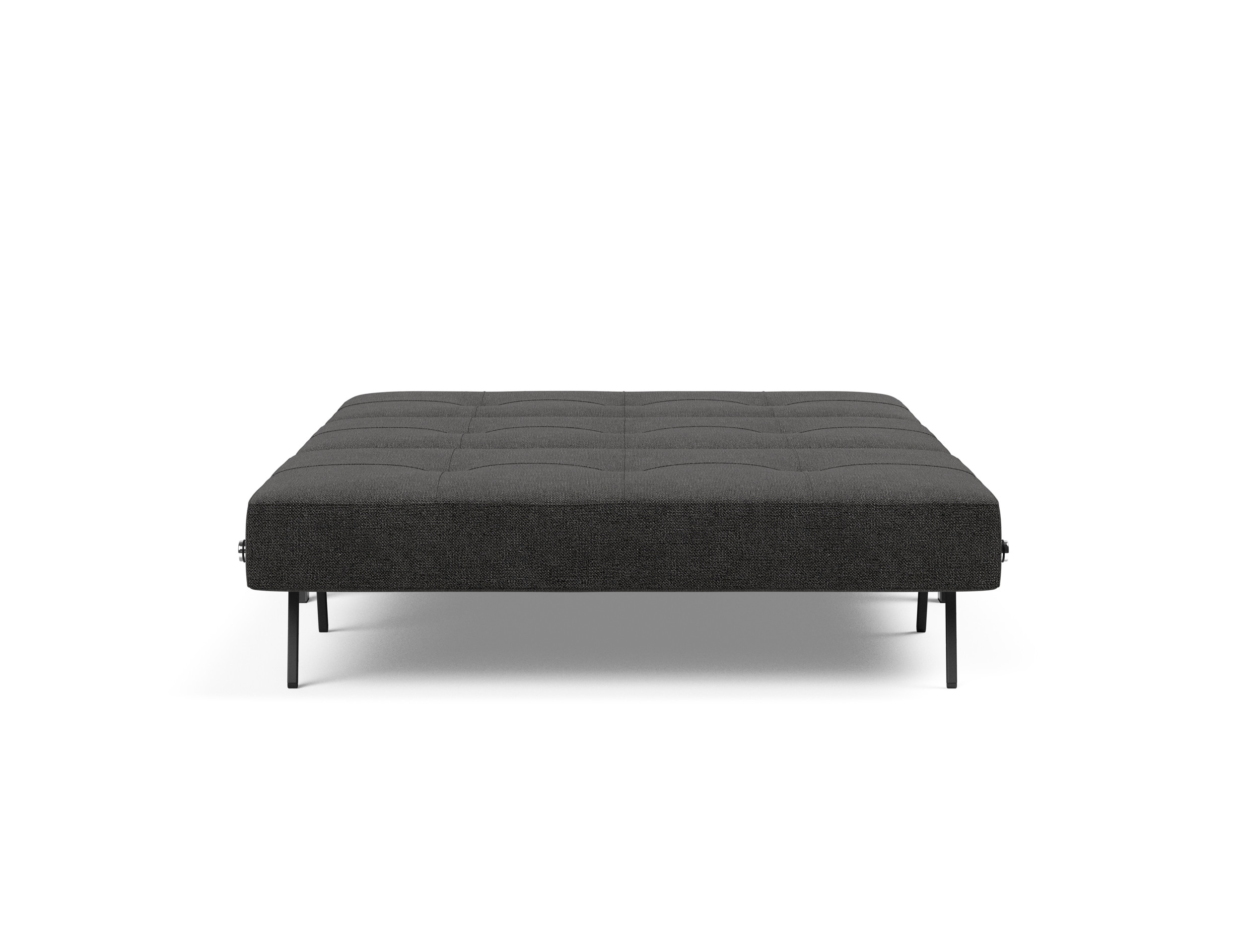 Cubed Deluxe Fabric Sofa Bed w/Chrome Legs, Full Size