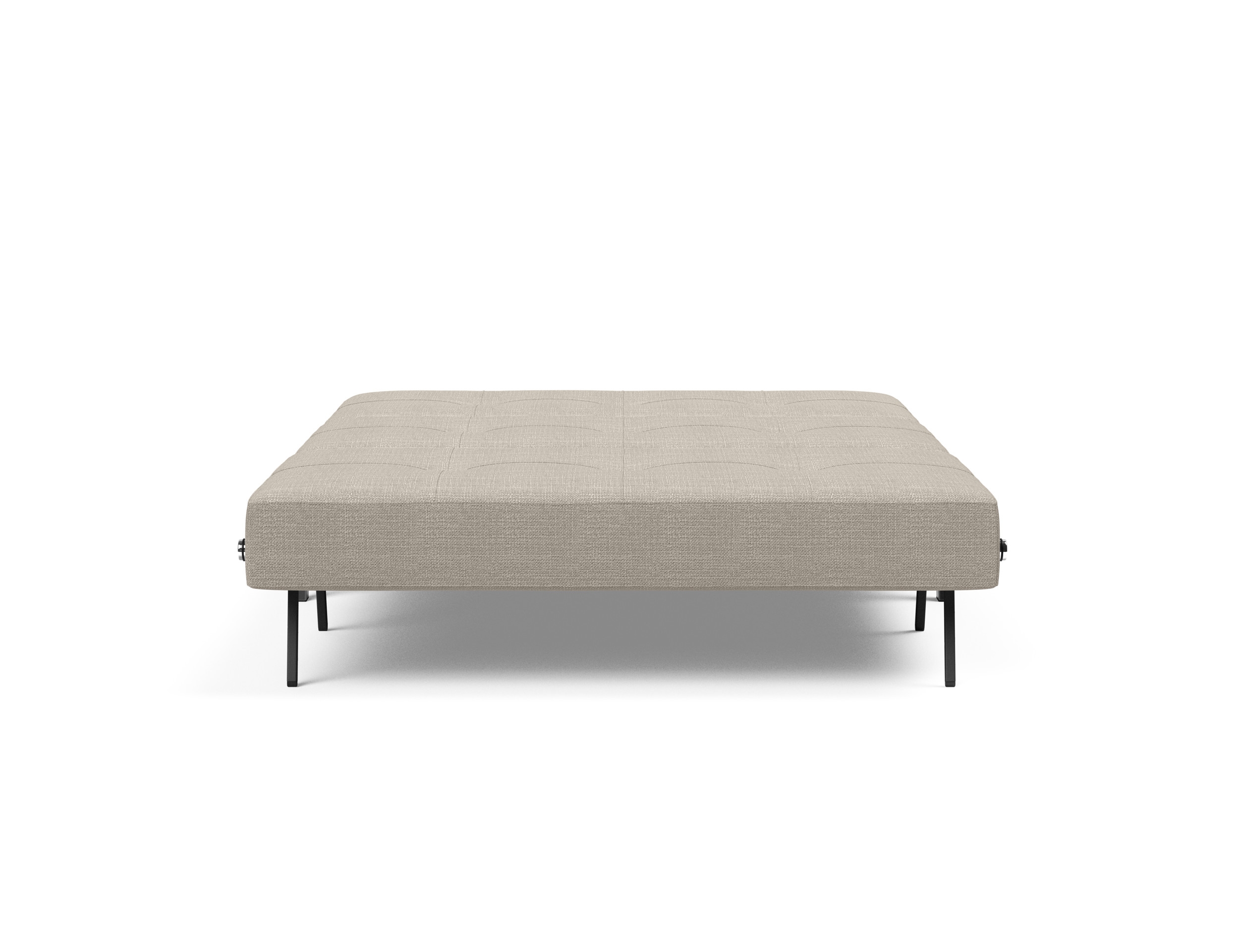 Cubed Deluxe Fabric Sofa Bed w/Chrome Legs, Full Size
