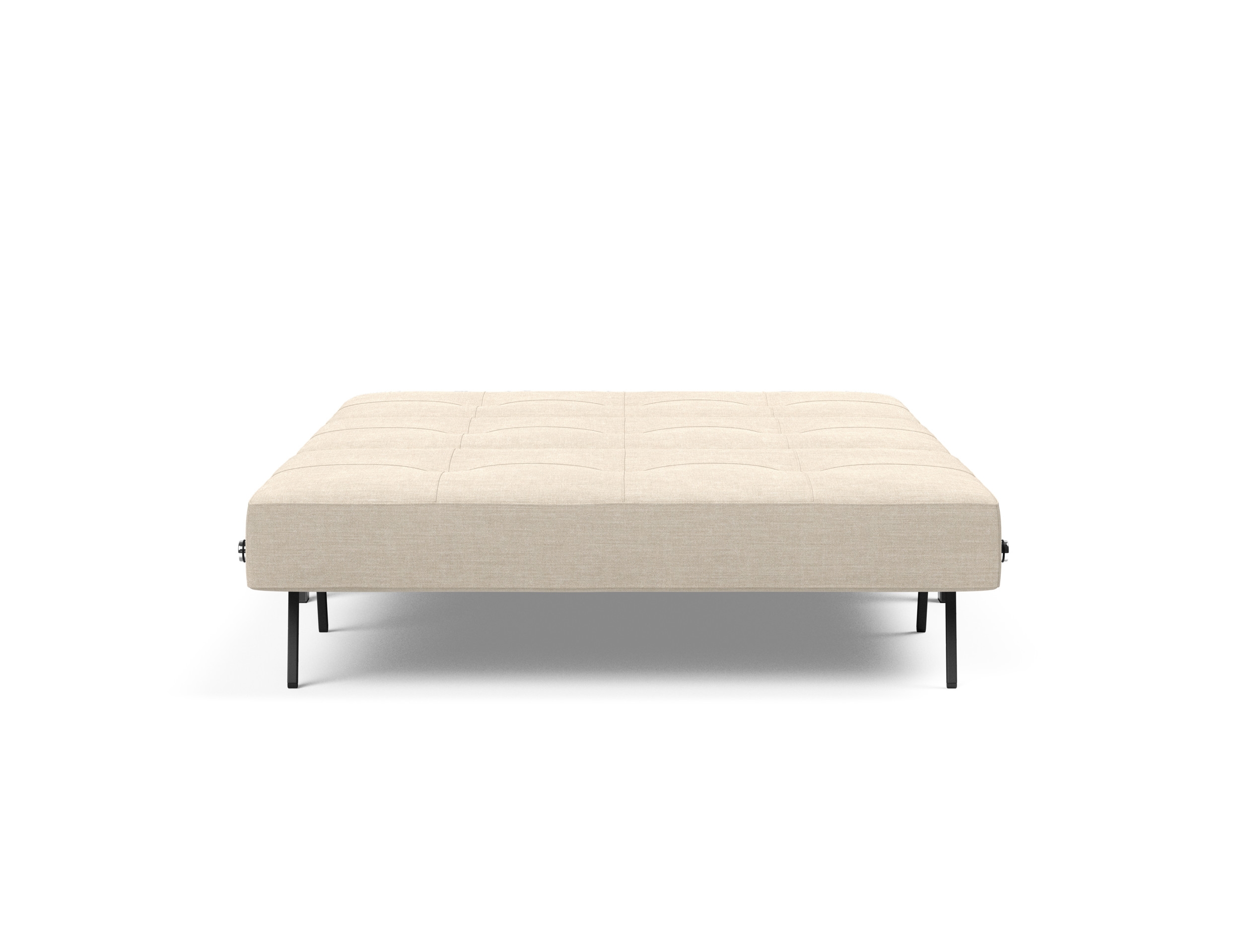 Cubed Deluxe Fabric Sofa Bed w/Chrome Legs, Full Size