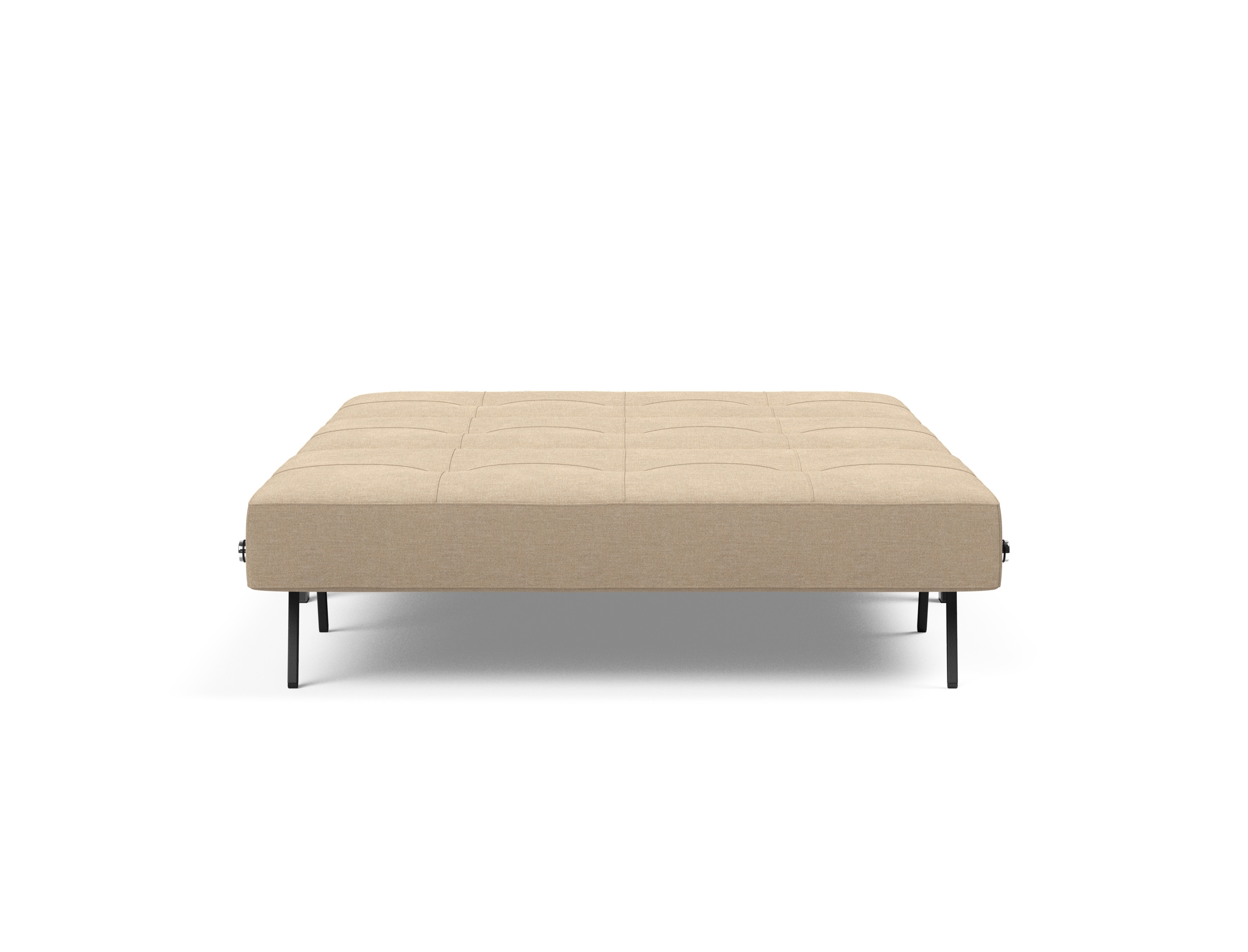 Cubed Deluxe Fabric Sofa Bed w/Chrome Legs, Full Size
