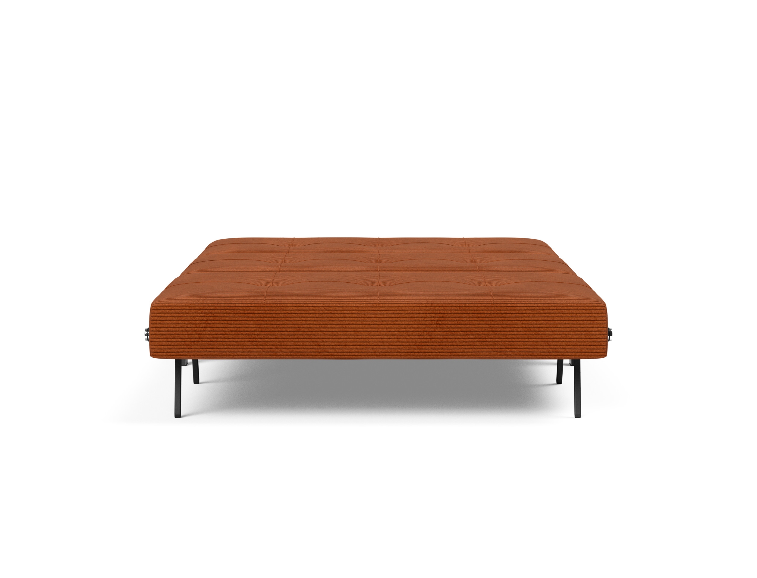 Cubed Deluxe Fabric Sofa Bed w/Chrome Legs, Full Size