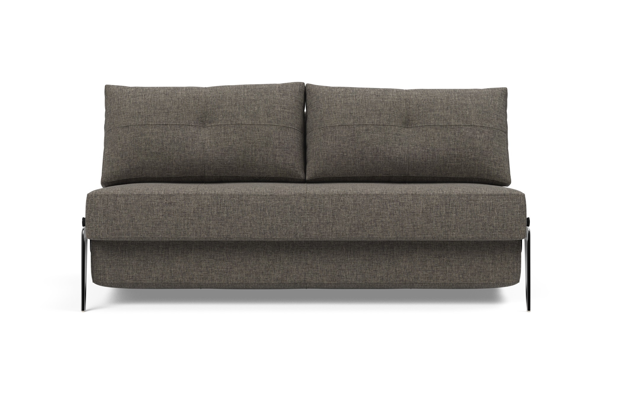Cubed Deluxe Fabric Sofa Bed w/Aluminum Legs, Queen Size
