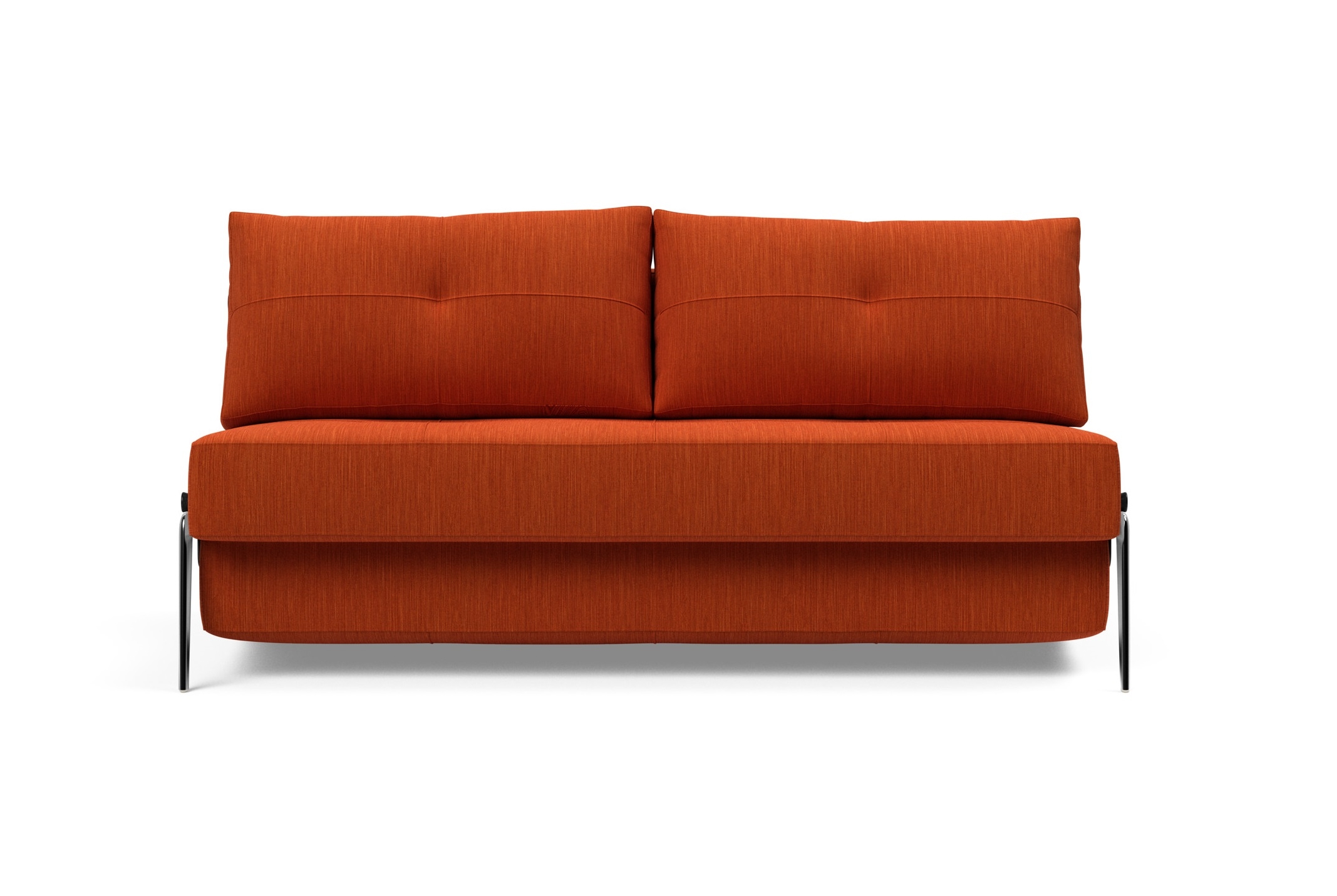 Cubed Deluxe Fabric Sofa Bed w/Aluminum Legs, Queen Size