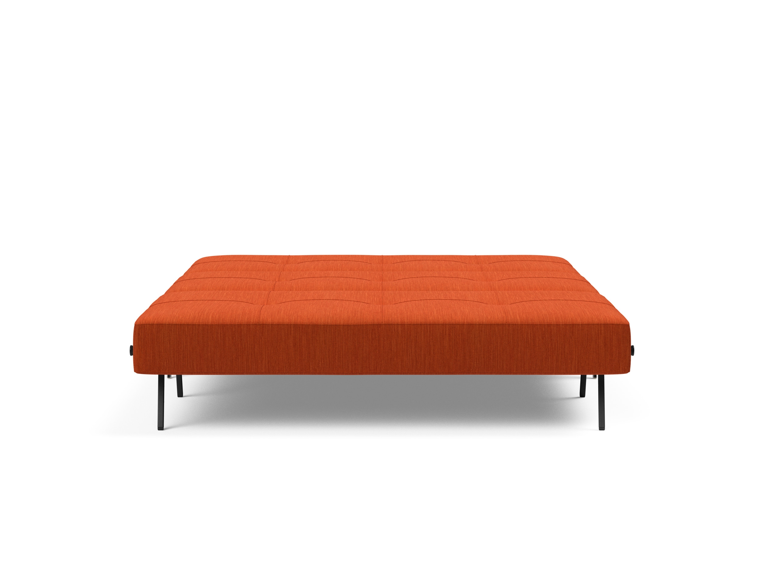 Cubed Deluxe Fabric Sofa Bed w/Aluminum Legs, Queen Size