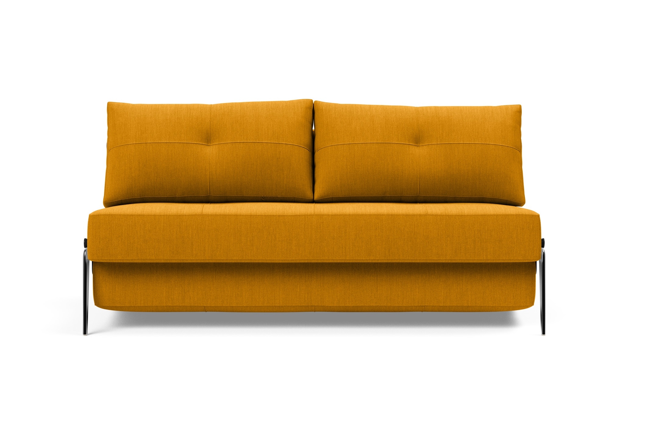 Cubed Deluxe Fabric Sofa Bed w/Aluminum Legs, Queen Size