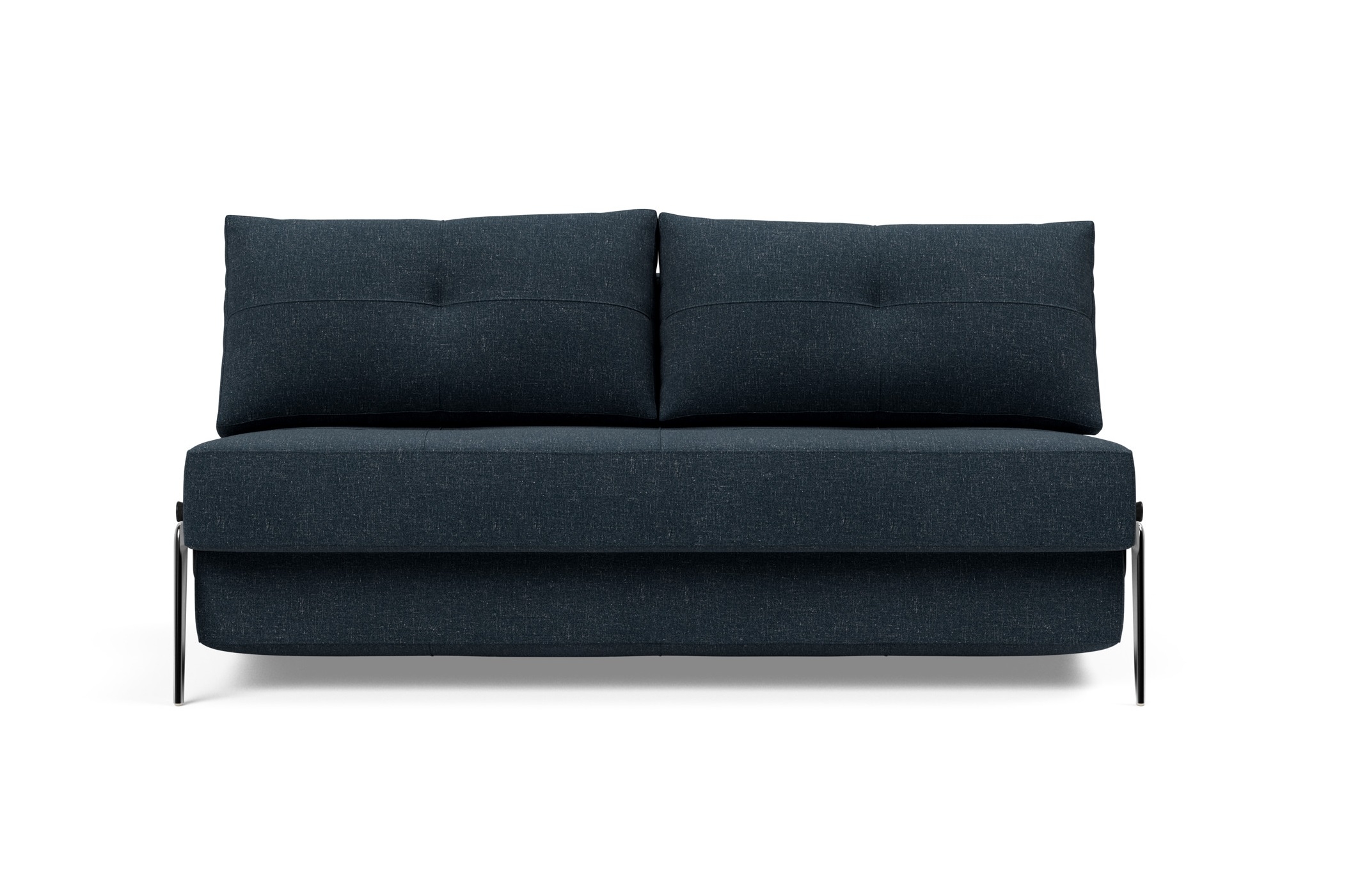 Cubed Deluxe Fabric Sofa Bed w/Aluminum Legs, Queen Size