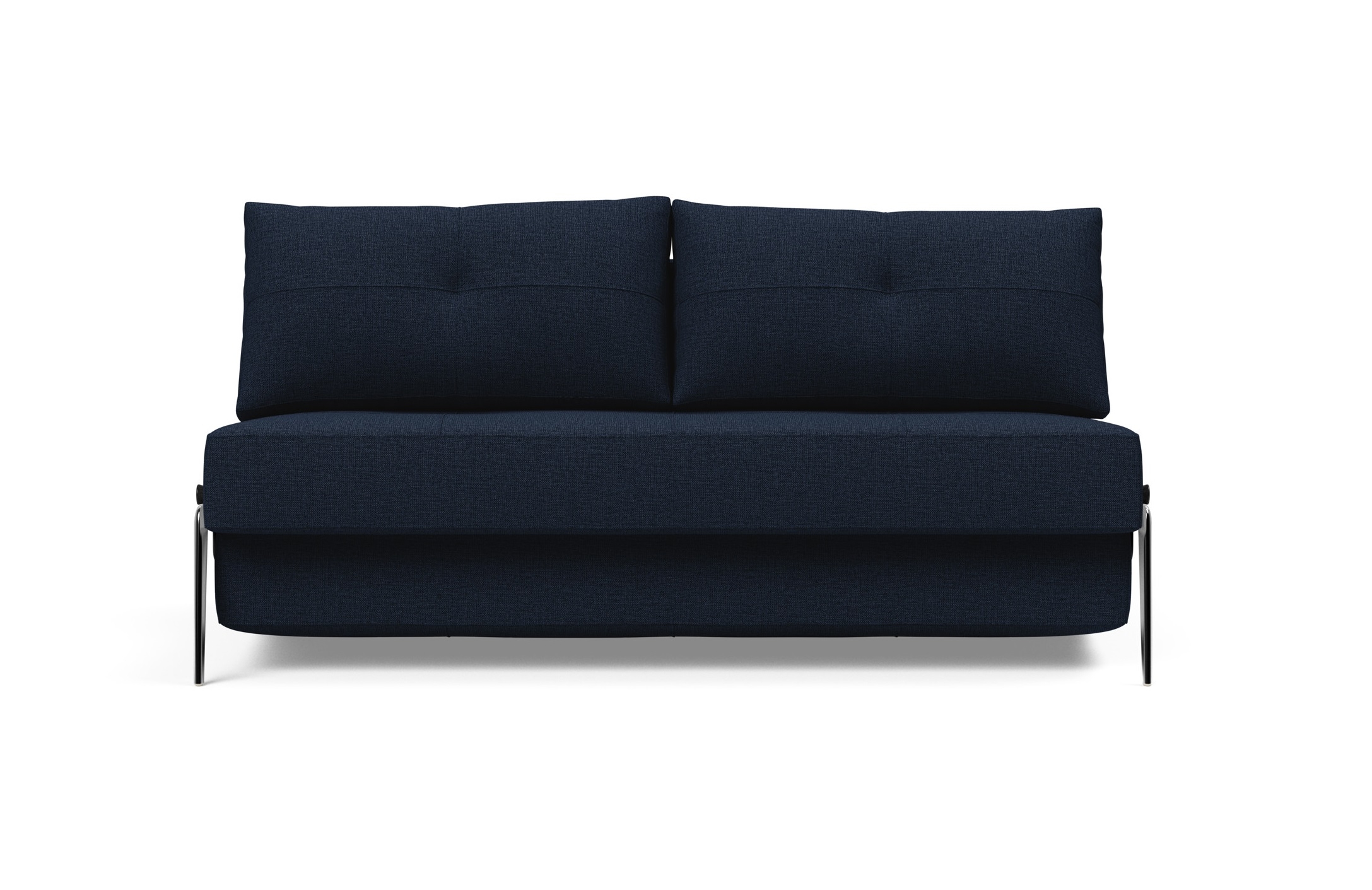 Cubed Deluxe Fabric Sofa Bed w/Aluminum Legs, Queen Size