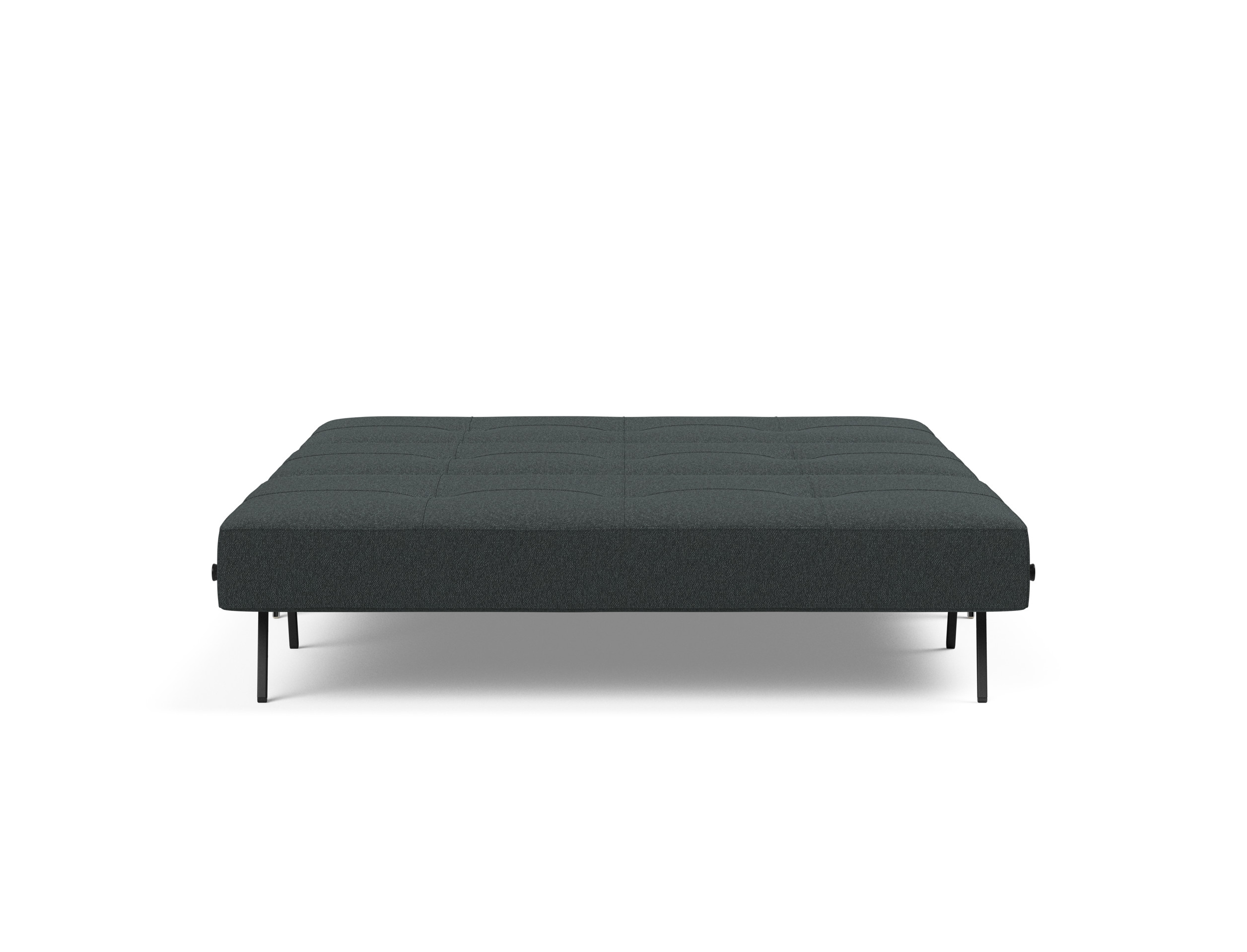 Cubed Deluxe Fabric Sofa Bed w/Aluminum Legs, Queen Size