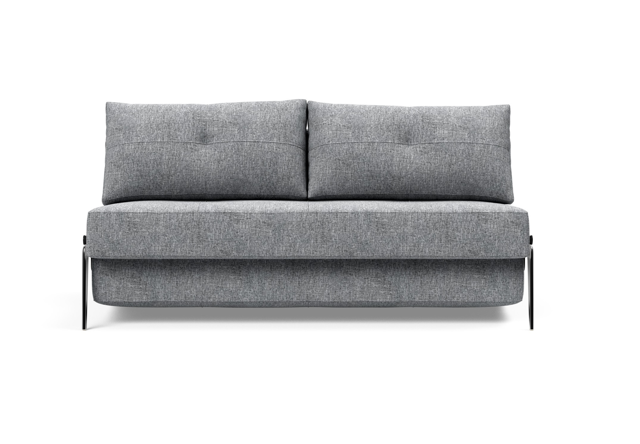 Cubed Deluxe Fabric Sofa Bed w/Aluminum Legs, Queen Size