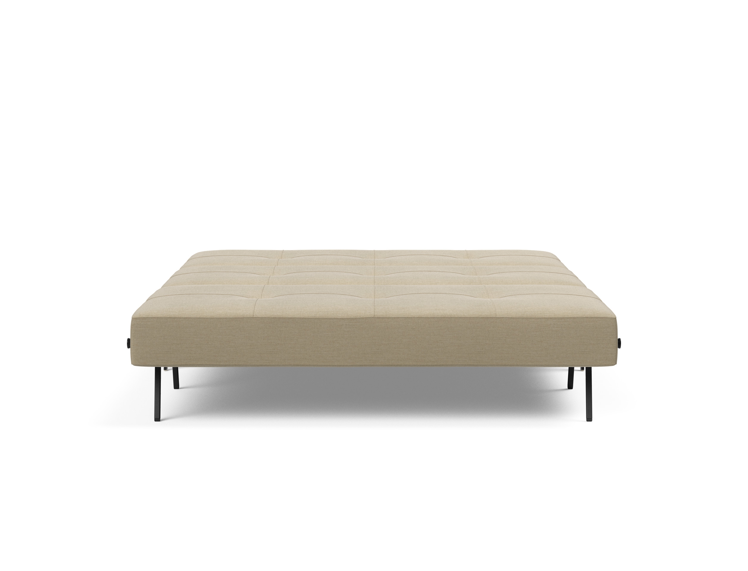 Cubed Deluxe Fabric Sofa Bed w/Aluminum Legs, Queen Size