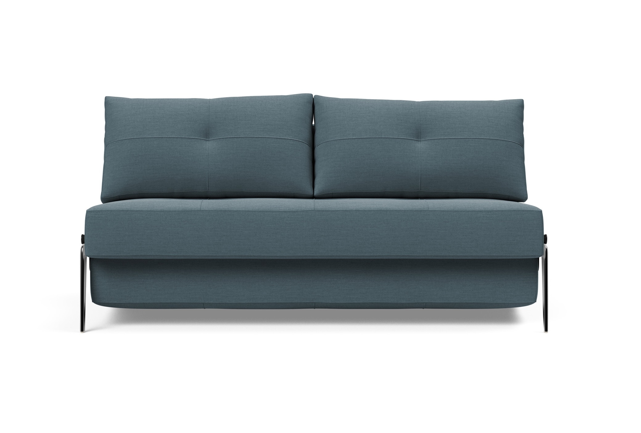 Cubed Deluxe Fabric Sofa Bed w/Aluminum Legs, Queen Size