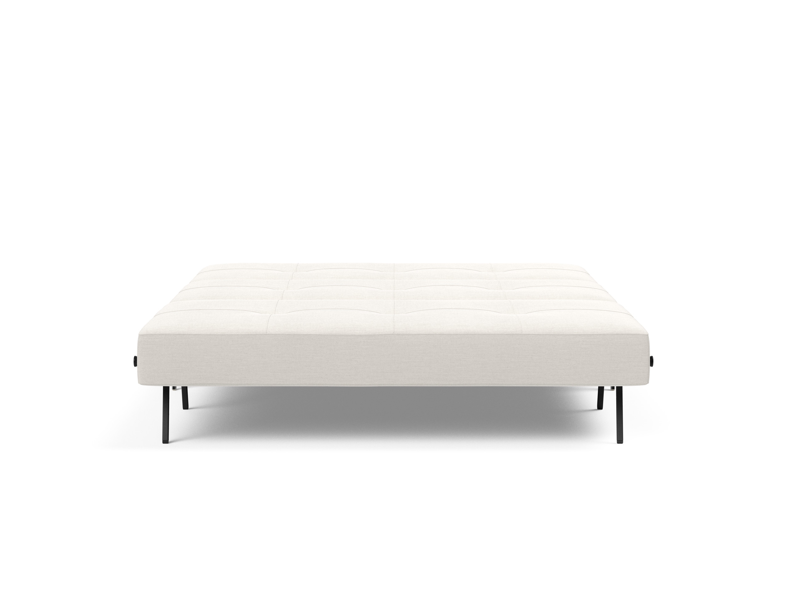 Cubed Deluxe Fabric Sofa Bed w/Aluminum Legs, Queen Size