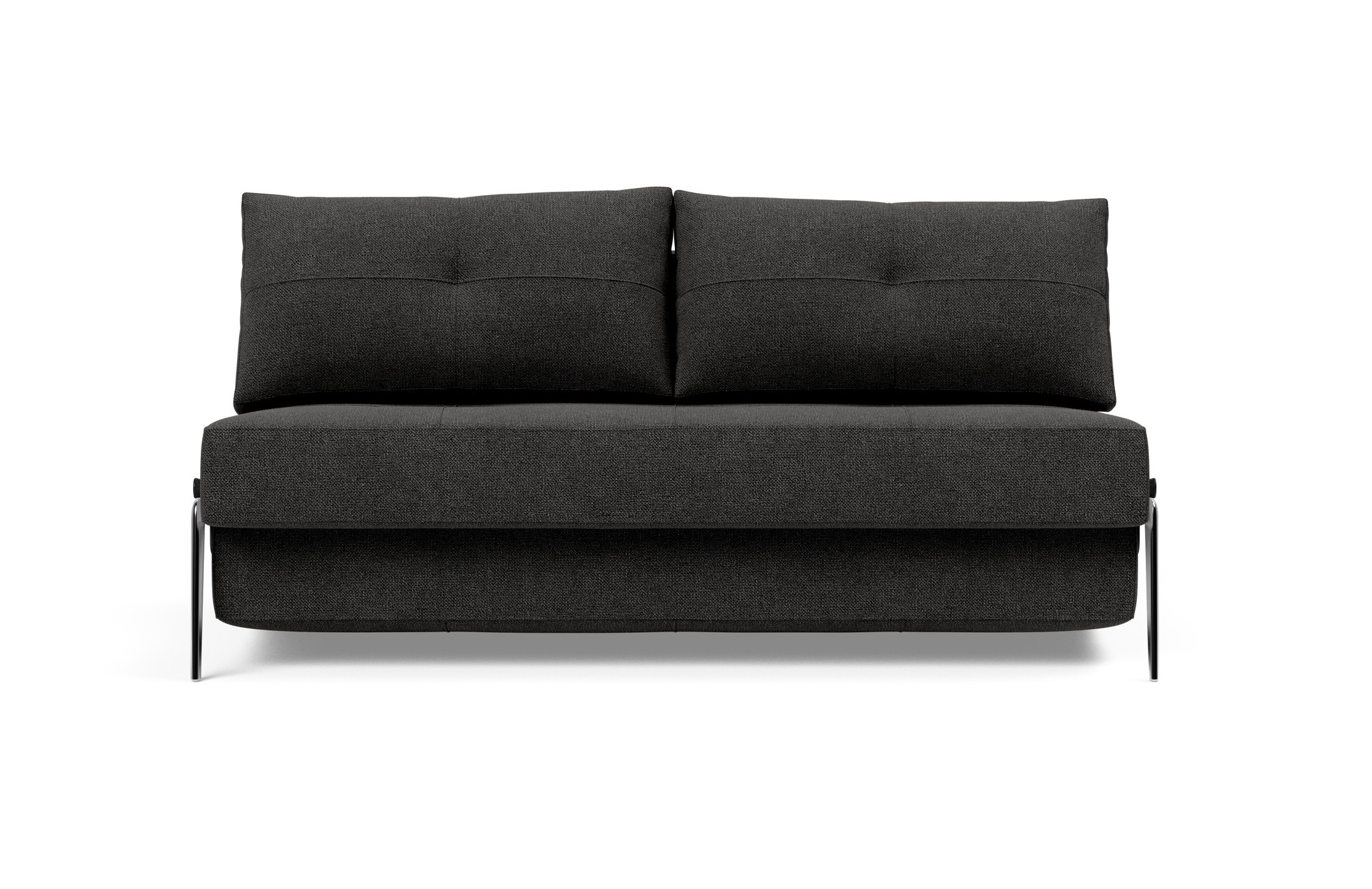 Cubed Deluxe Fabric Sofa Bed w/Aluminum Legs, Queen Size