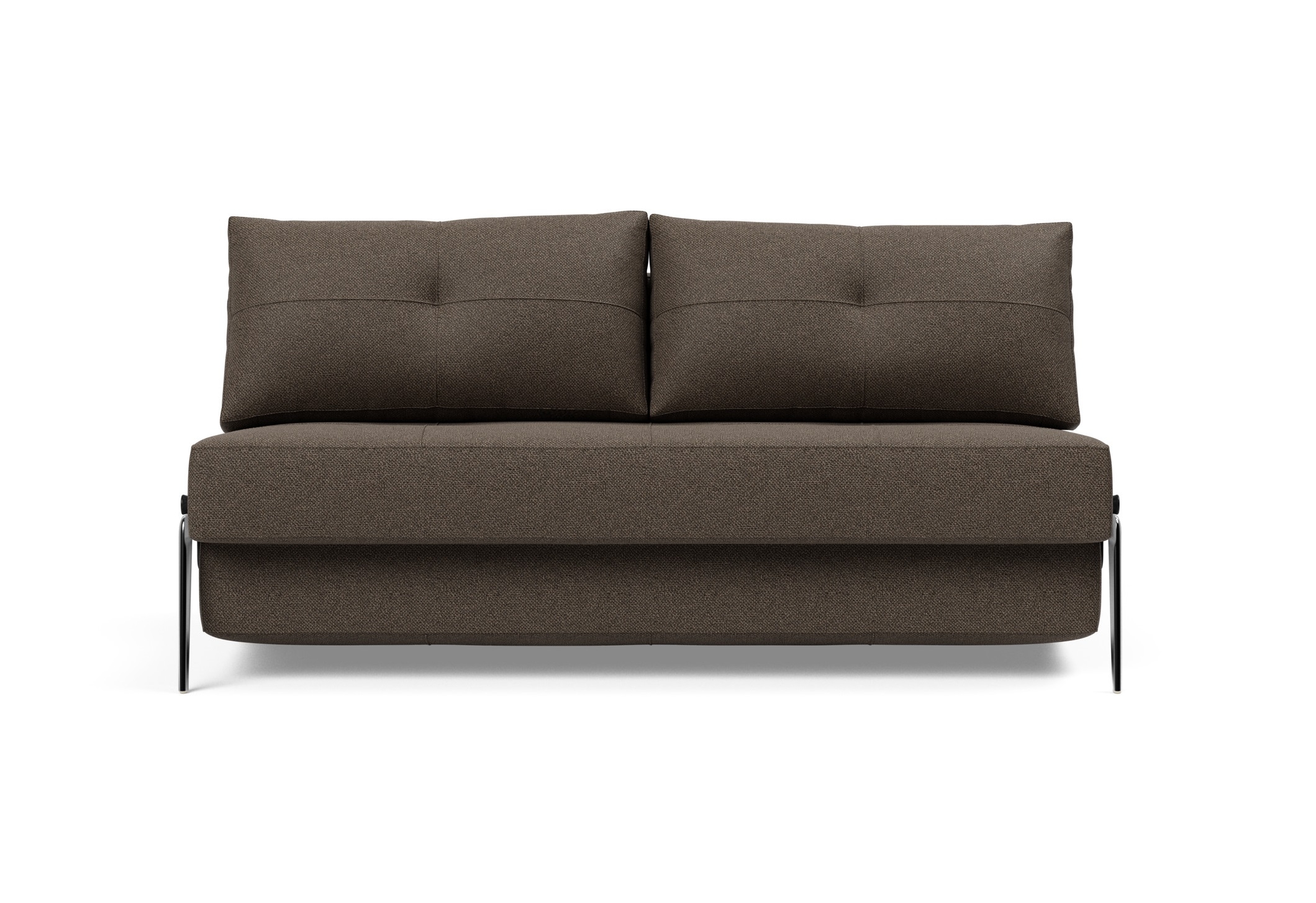 Cubed Deluxe Fabric Sofa Bed w/Aluminum Legs, Queen Size