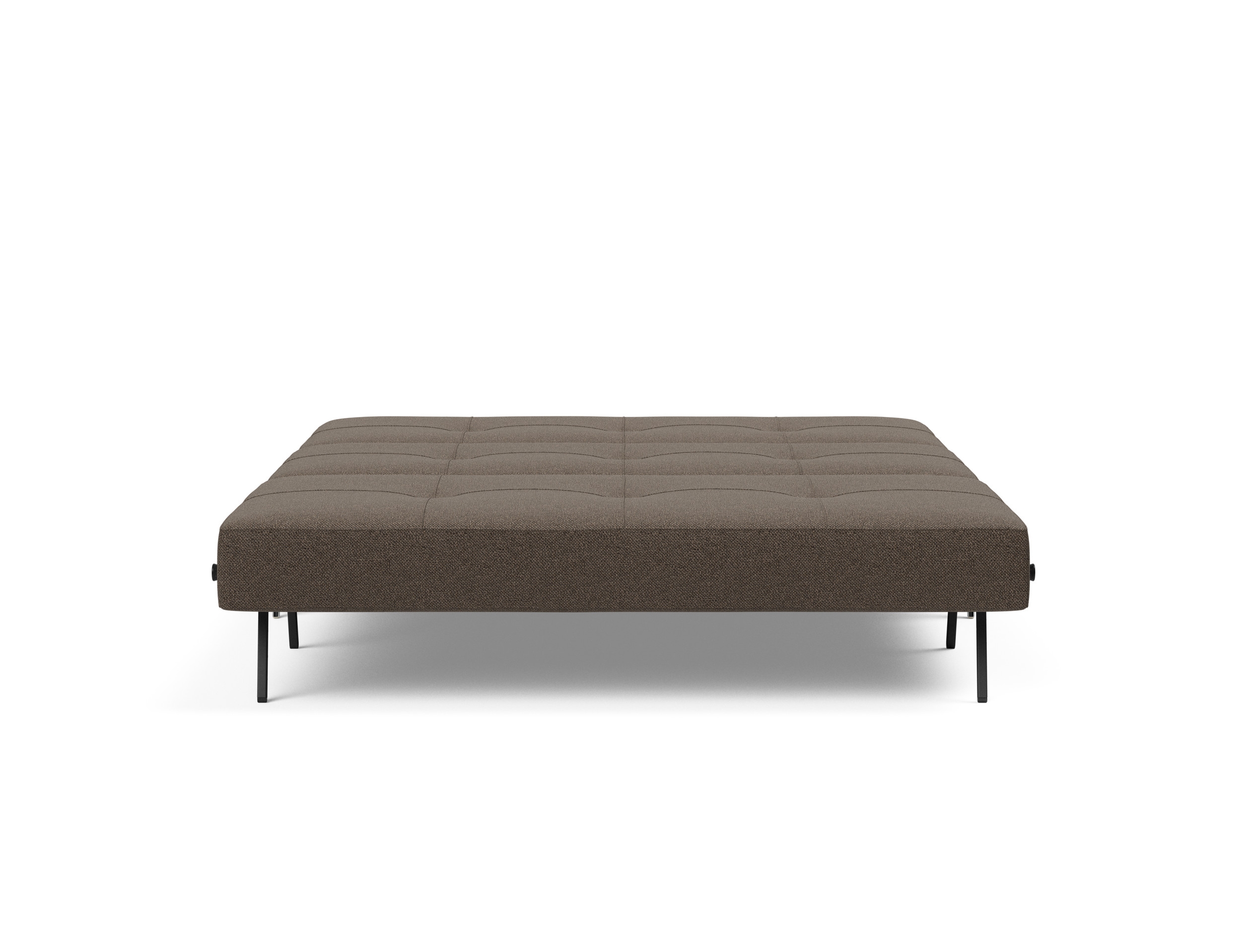 Cubed Deluxe Fabric Sofa Bed w/Aluminum Legs, Queen Size