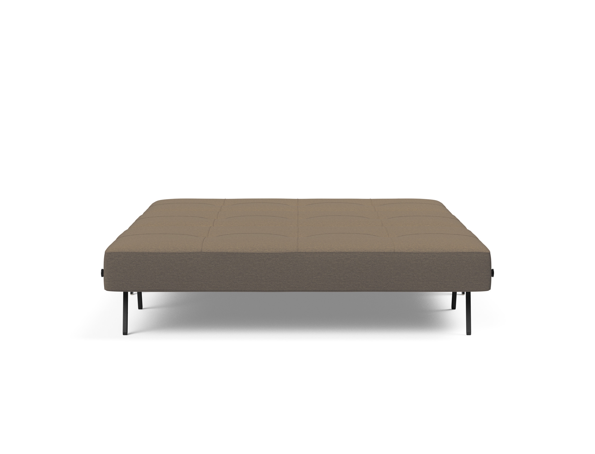Cubed Deluxe Fabric Sofa Bed w/Aluminum Legs, Queen Size