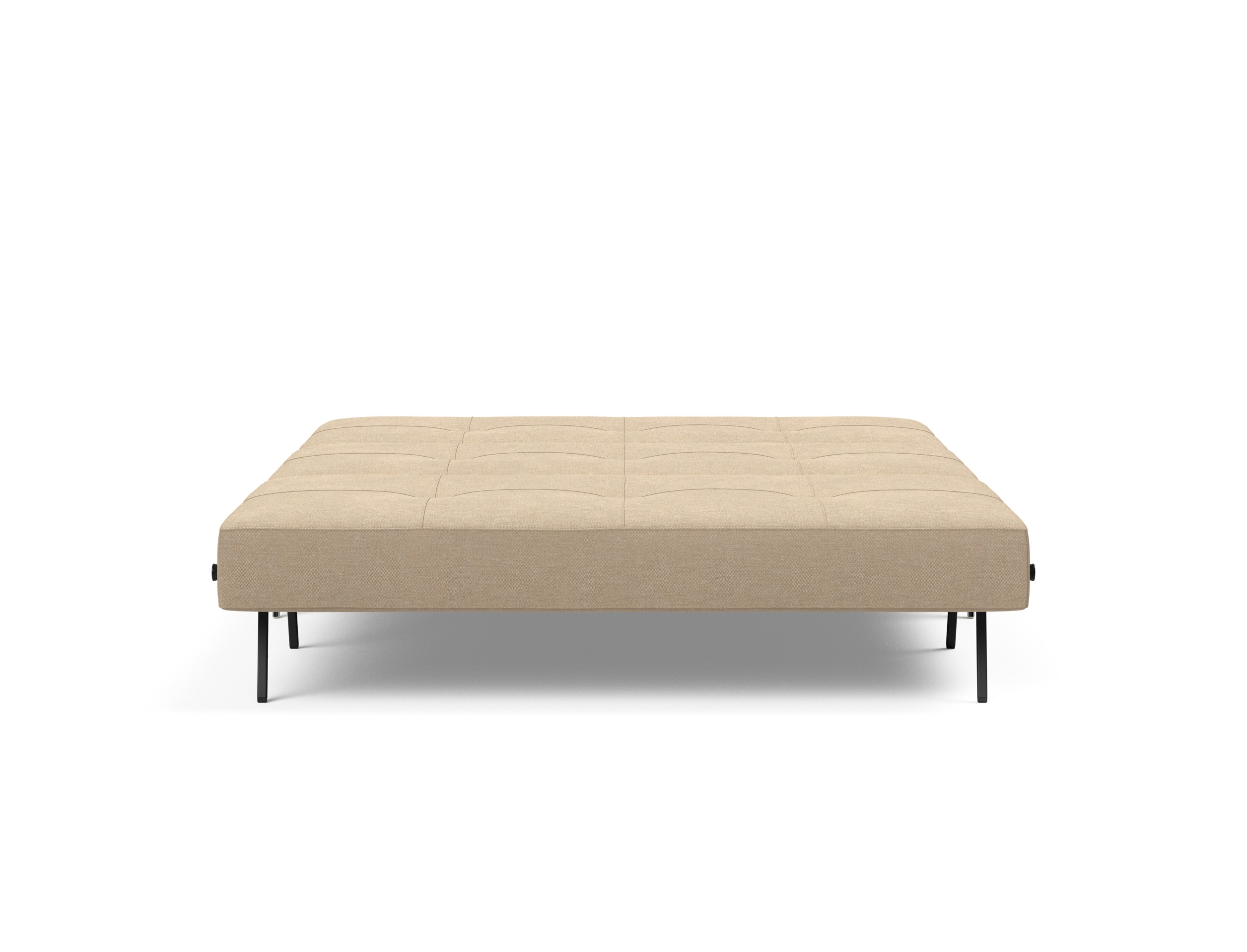 Cubed Deluxe Fabric Sofa Bed w/Aluminum Legs, Queen Size