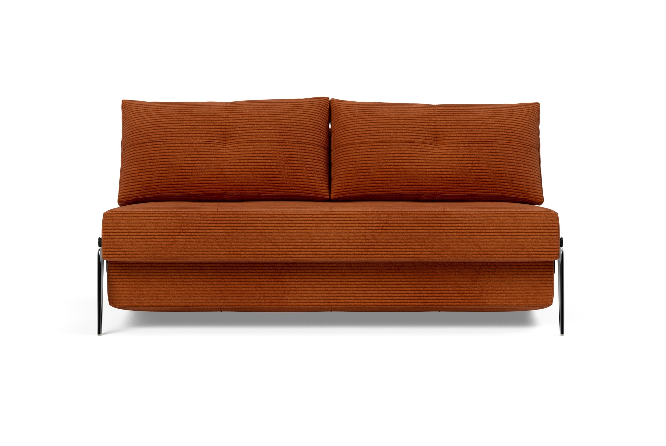 Cubed Deluxe Fabric Sofa Bed w/Aluminum Legs, Queen Size