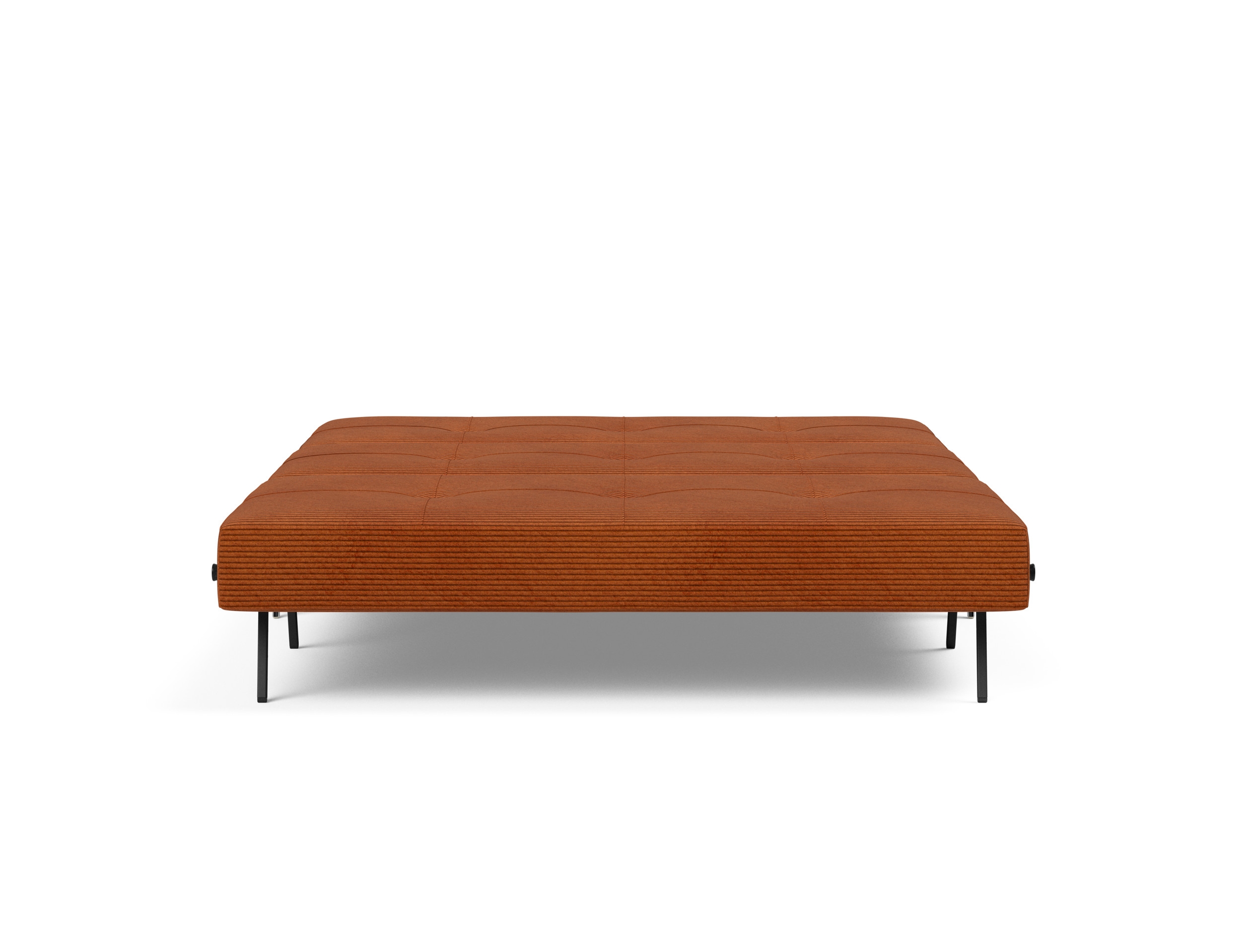 Cubed Deluxe Fabric Sofa Bed w/Aluminum Legs, Queen Size