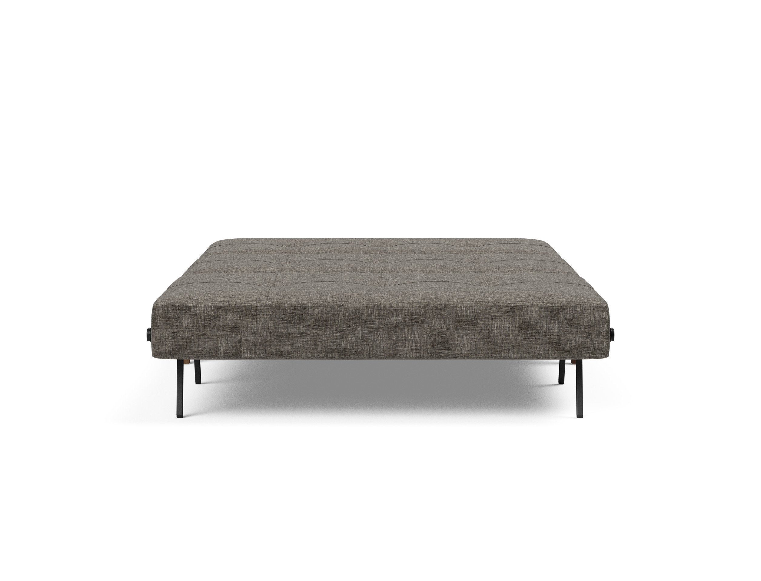 Cubed Deluxe Fabric Sofa Bed w/Dark Wood Legs, Full Size