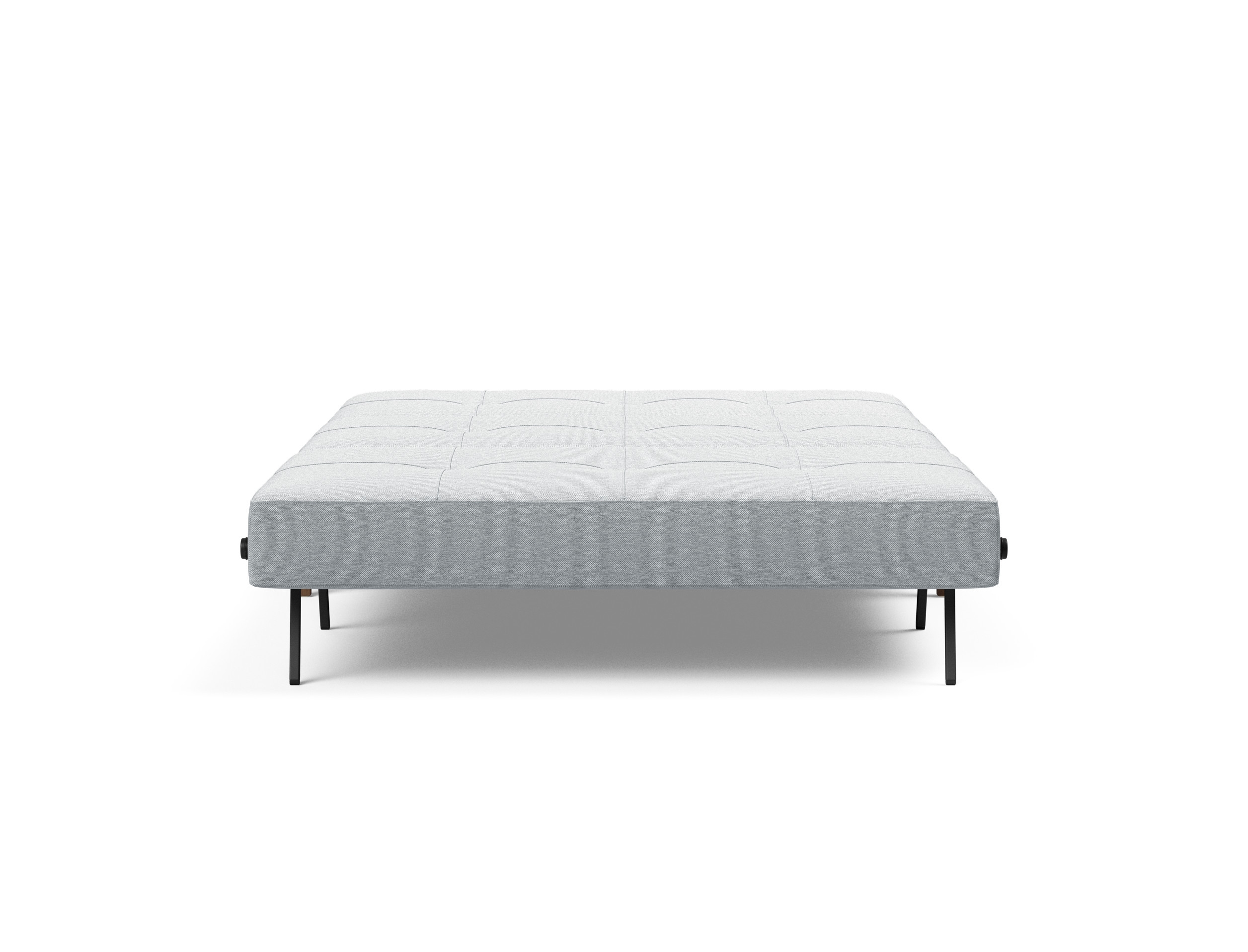 Cubed Deluxe Fabric Sofa Bed w/Dark Wood Legs, Full Size