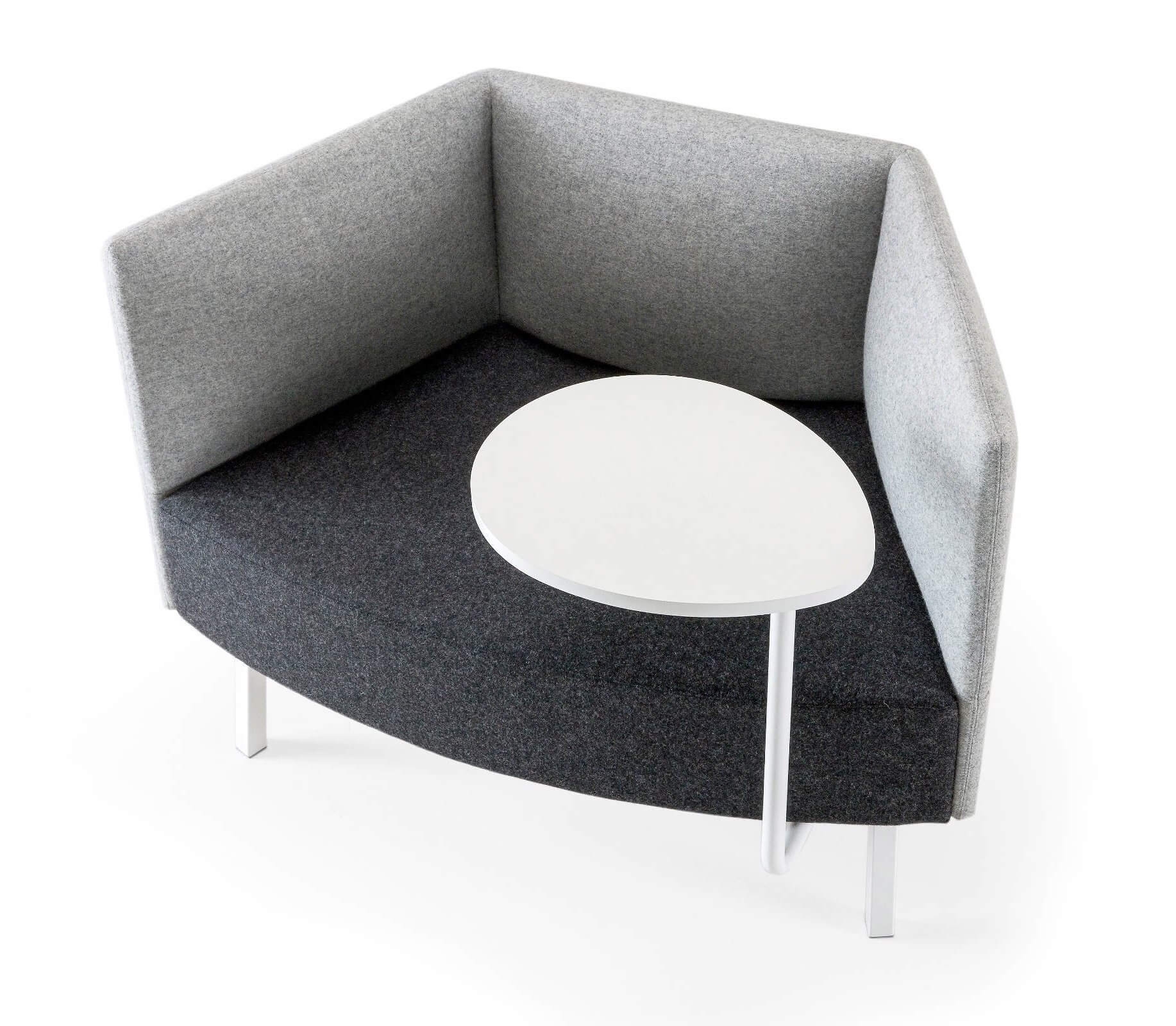 Cumulus Lounge Armchair, 1 Tier Backrest