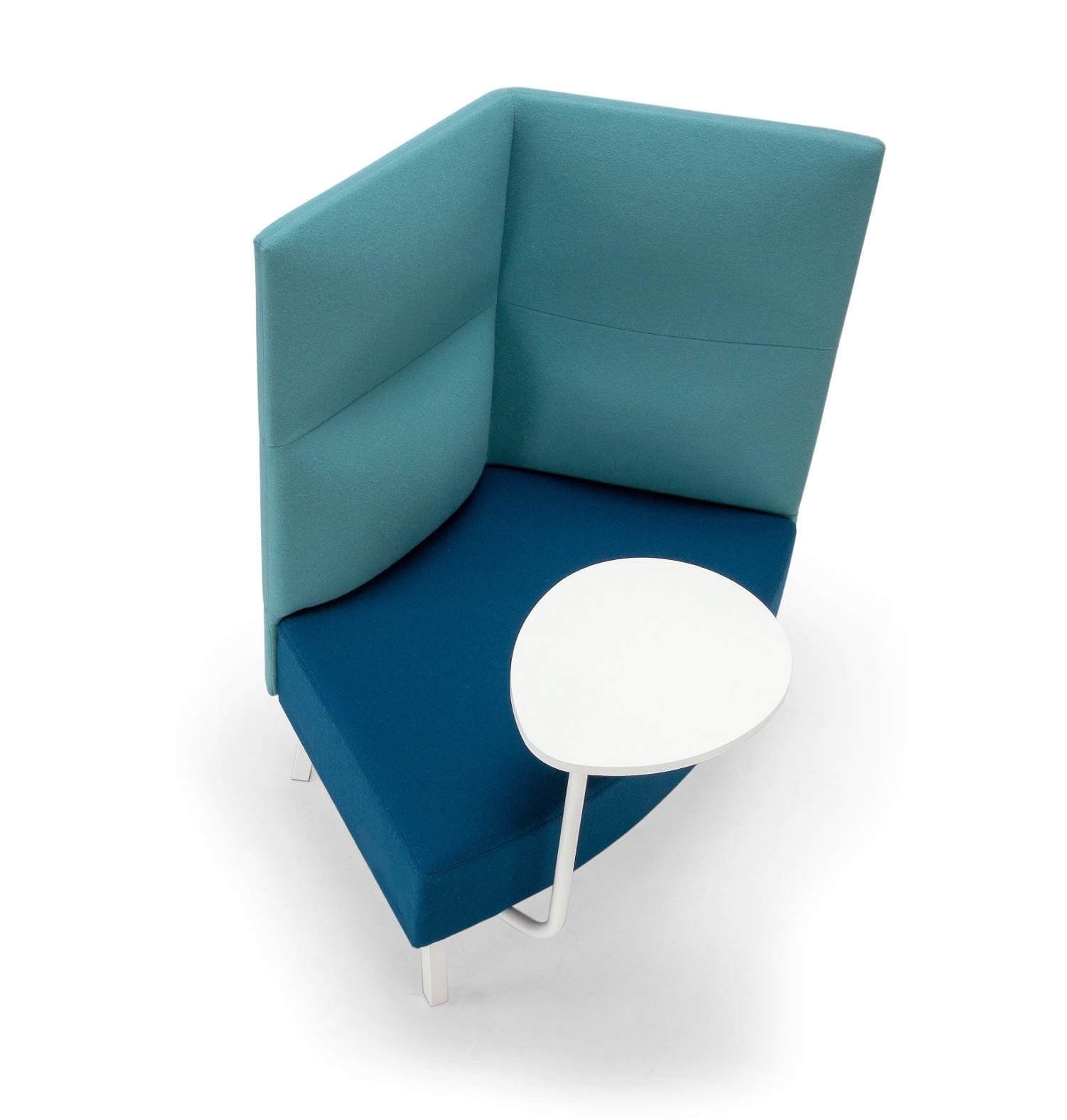 Cumulus Lounge Chair with Side Panel, 2 Tier Backrest