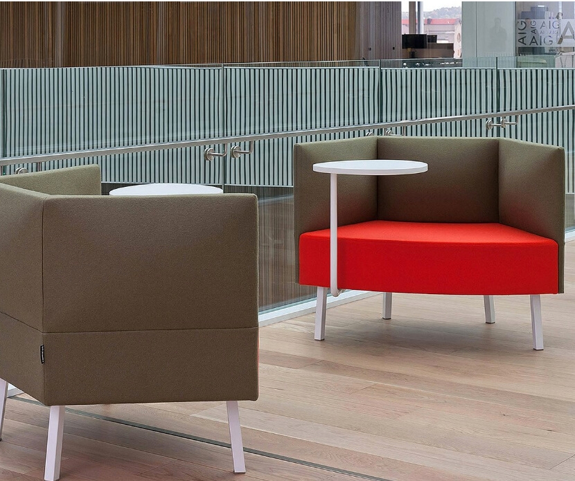 Cumulus Lounge Armchair, 1 Tier Backrest