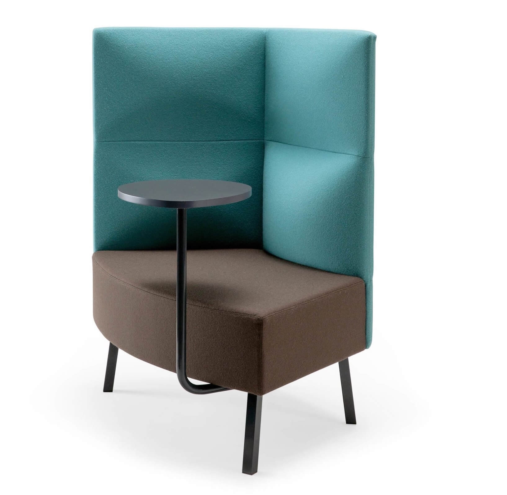 Cumulus Lounge Chair with Side Panel, 2 Tier Backrest