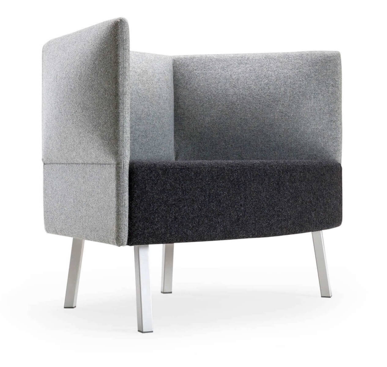 Cumulus Lounge Armchair, 1 Tier Backrest
