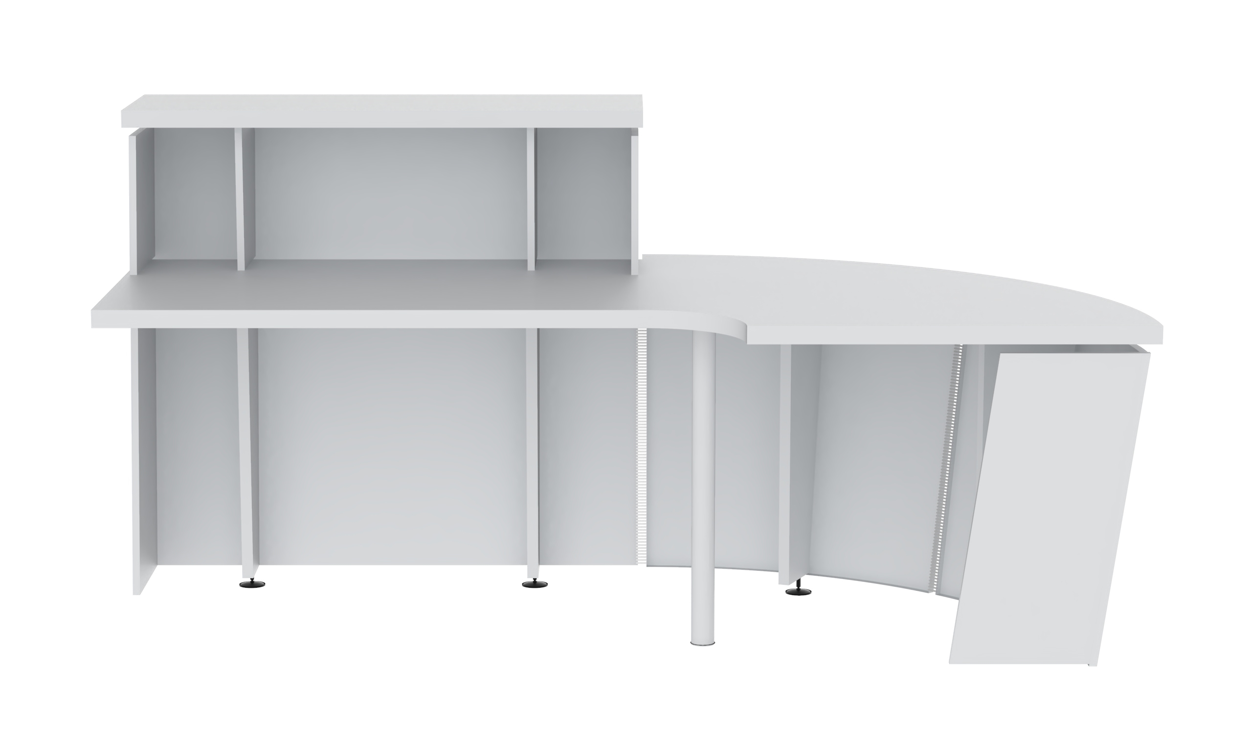 Tera 88.5" Straight Reception Desk by NARBUTAS