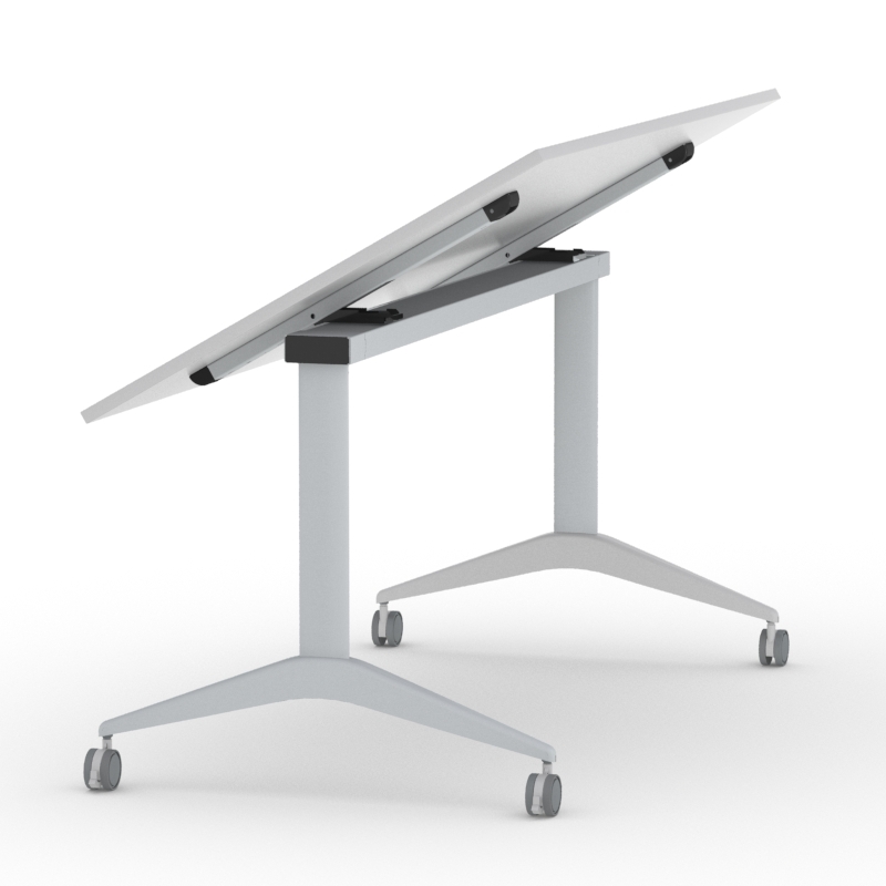 Flip-Top 62.9" Conference White flexible Table