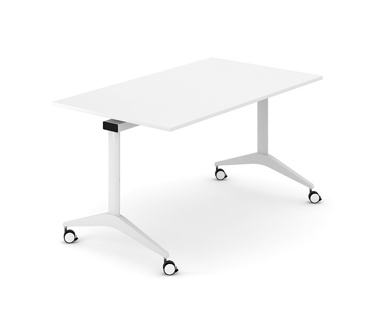 Flip-Top 55.1" Conference Table w/Metal Frame