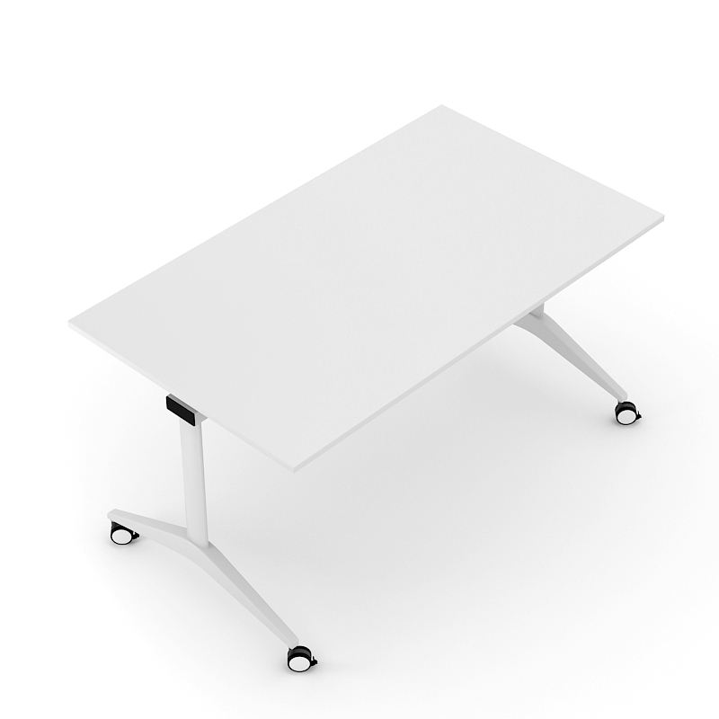 Flip-Top 55.1" Conference Table w/Metal Frame