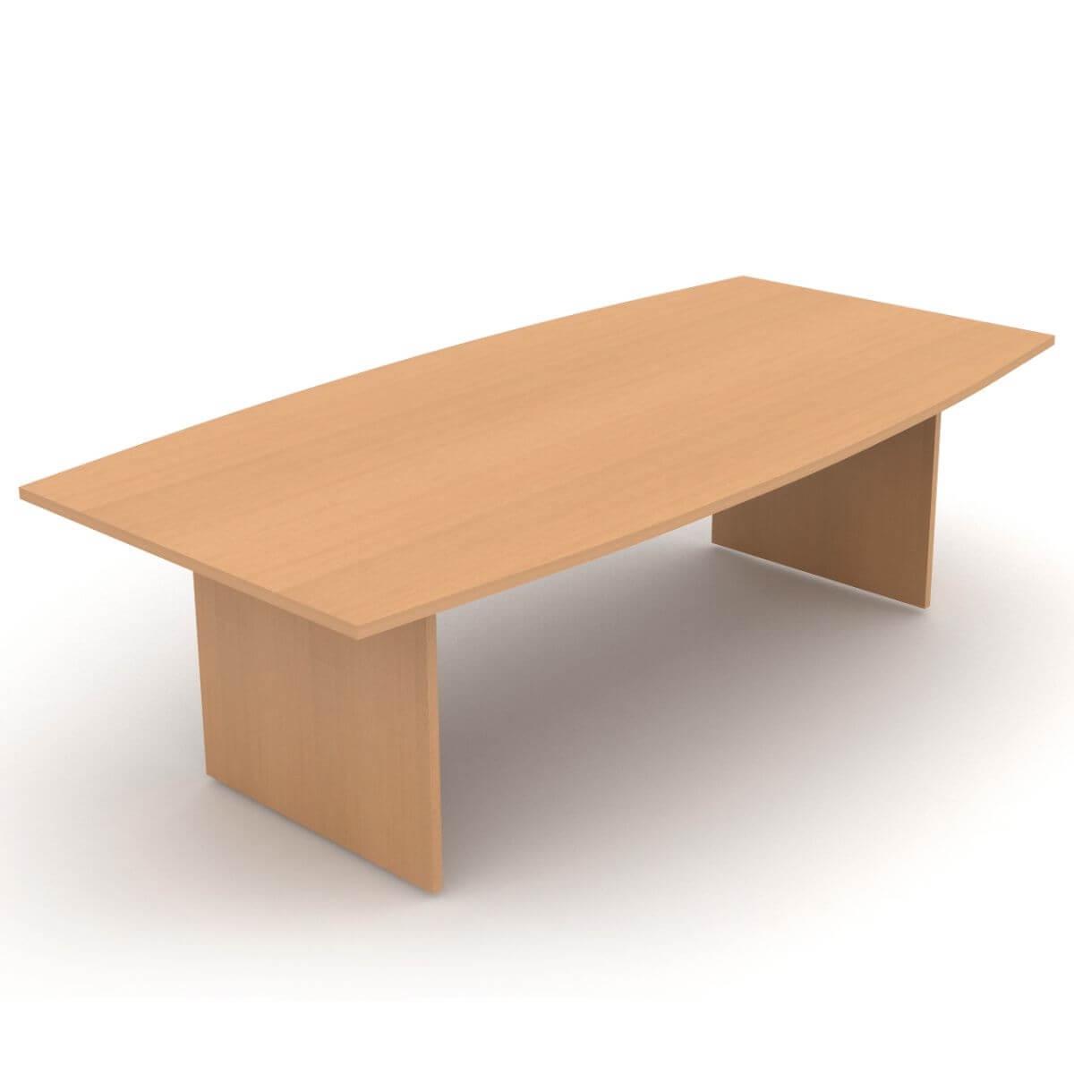 Optima Meeting Melamine Table w/Modesty Panel for 8 Persons