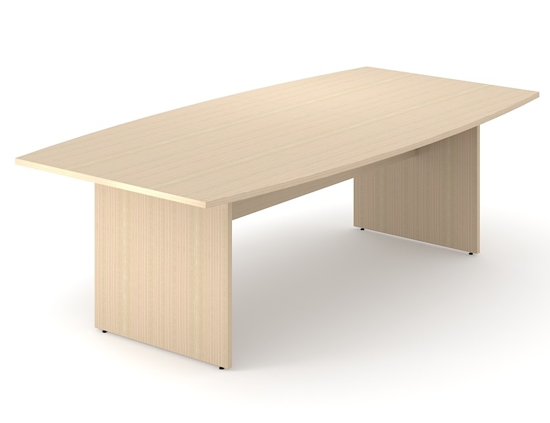 Optima Meeting Melamine Table w/Modesty Panel for 8 Persons