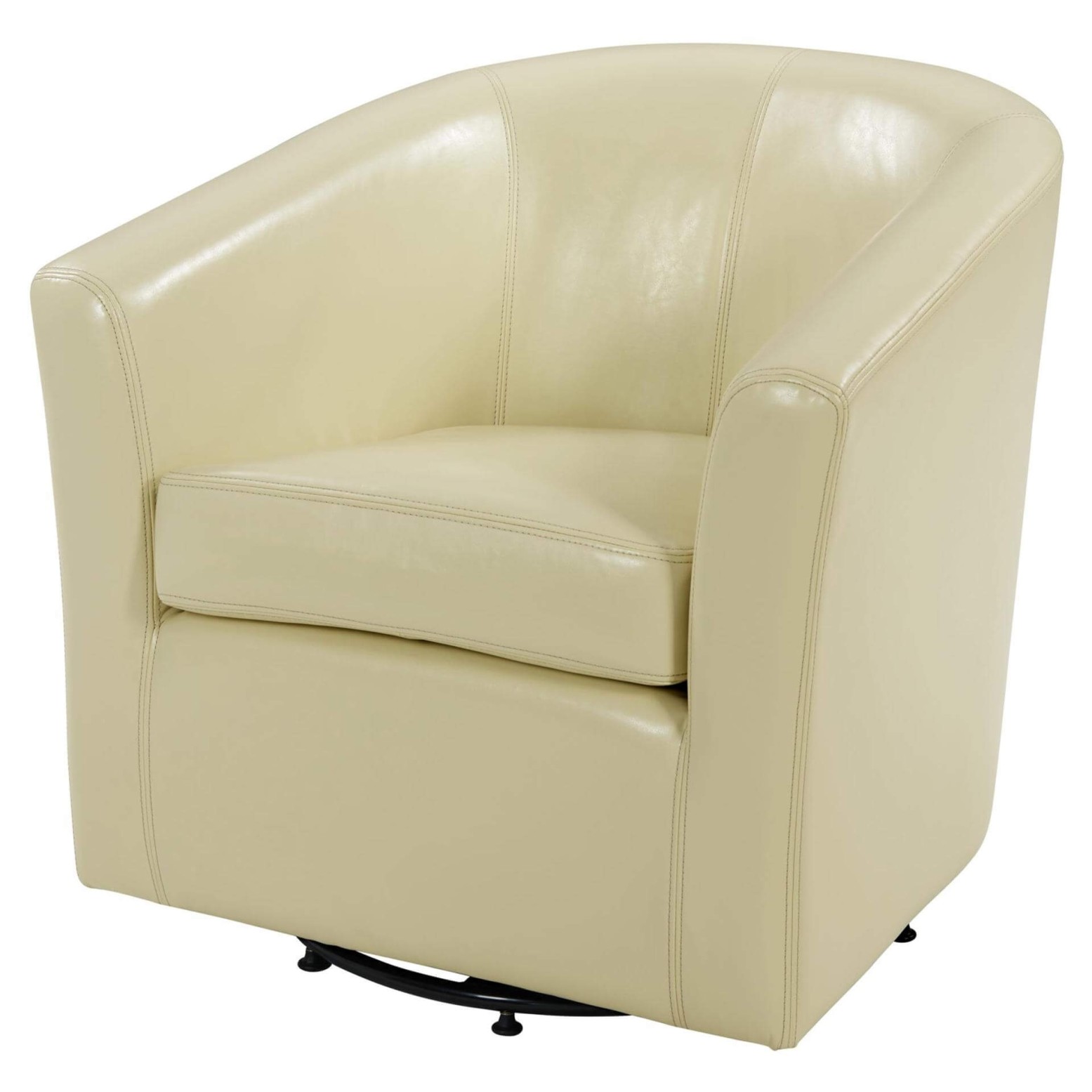 Hayden Swivel Bonded Leather Chair By Npd New Pacific Direct Furniture Sohomod Com