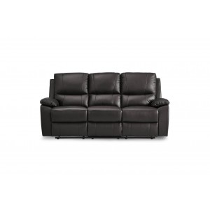 Greeley Leather Sofa by Homelegance