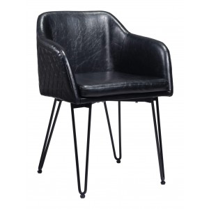 Braxton Chair, Black by Zuo Modern