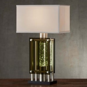 Aura Metal/FabricTable Lamp by Homelegance