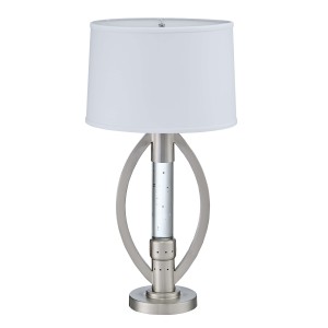 Lucian Metal/Fabric Table Lamp by Homelegance