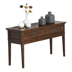 Frazier Park Wood Veneer Console Table by Homelegance