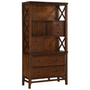Frazier Park Wood Bookcase by Homelegance
