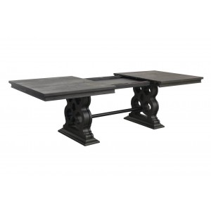 Arasina Traditional Rectangular Wood Extendable Dining Table by Homelegance