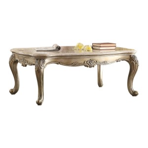 Florentina Marble Coffee Table by Homelegance