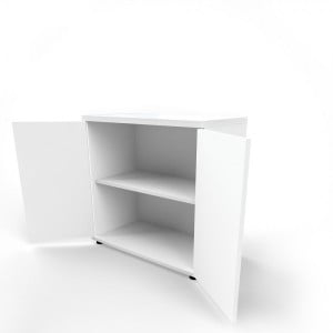 Gloss 2OH Low Office Storage Unit by MDD Office Furniture