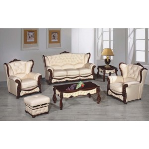 A35 Half Leather Living Room Set by ESF Furniture