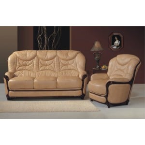 A68 Half Leather Living Room Set by ESF Furniture