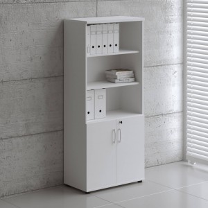 Basic Tall Office Half Bookcase by MDD Office Furniture